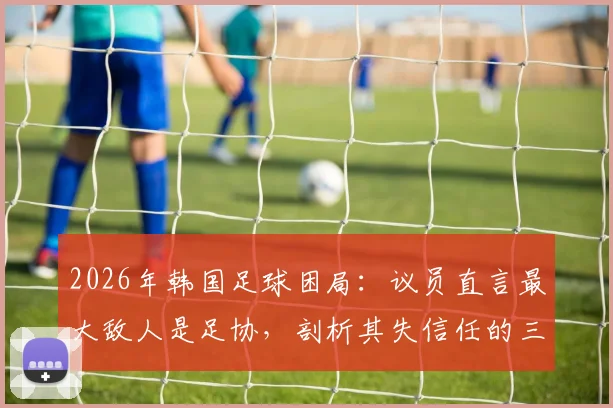2026年韩国足球困局:议员直言最大敌人是足协,剖析其失信任的三大根源与改革阻力
