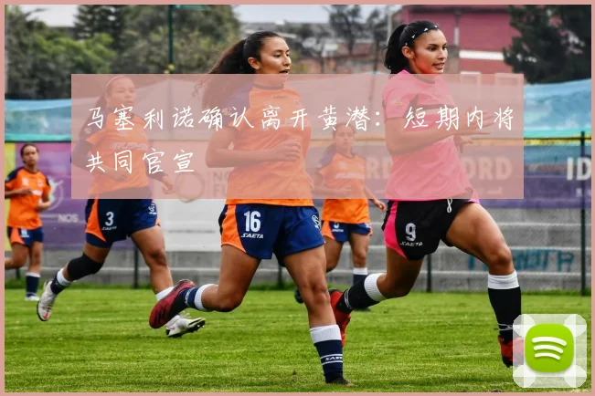 马塞利诺确认离开黄潜：短期内将共同官宣
